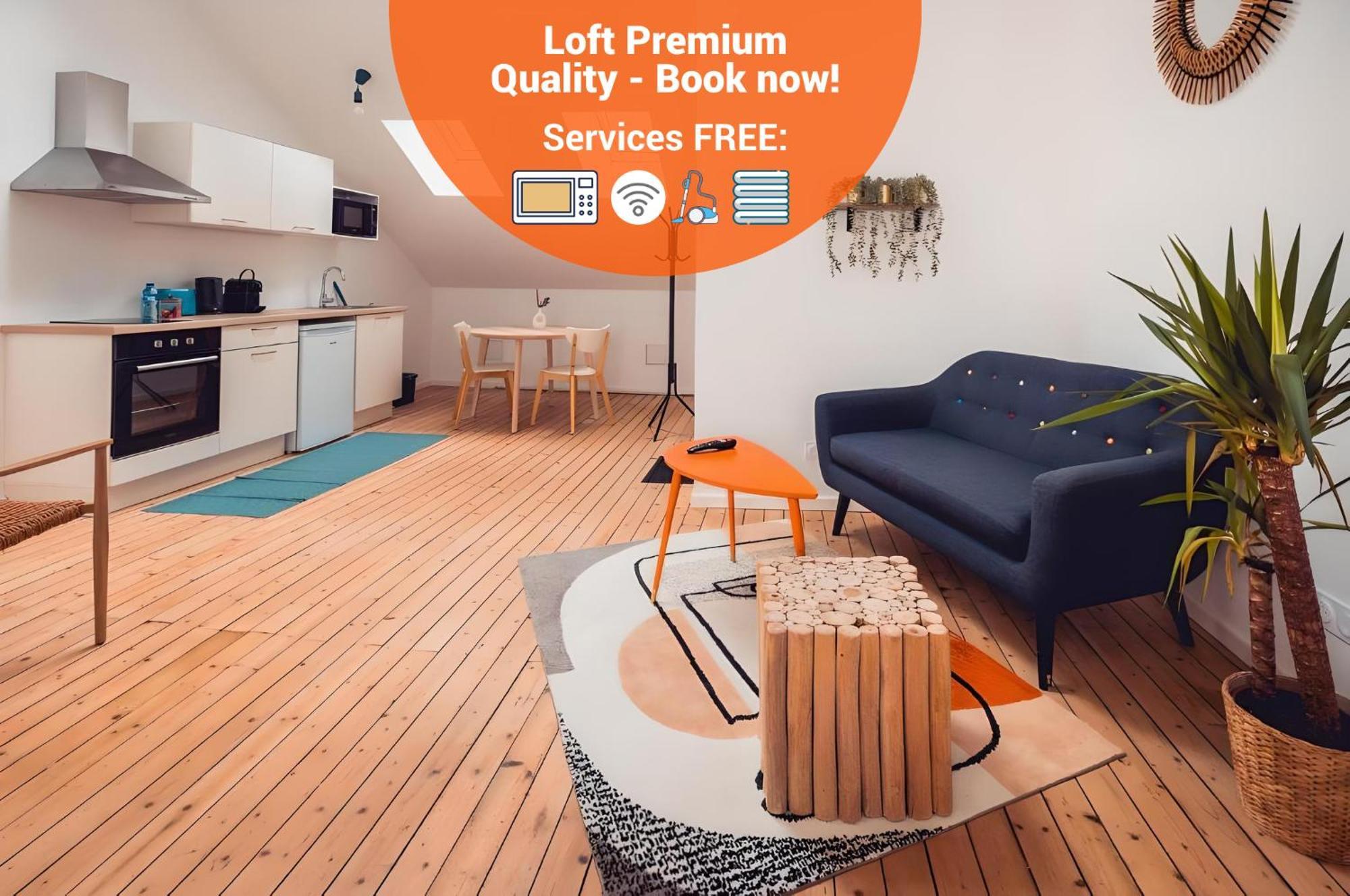 Loft Lumineux Tres Spacieux - Parking Gratuit Châteauroux Buitenkant foto